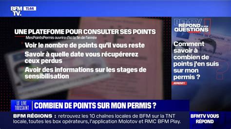 Comment Savoir Combien De Points Il Me Reste Sur Mon Permis Bfmtv