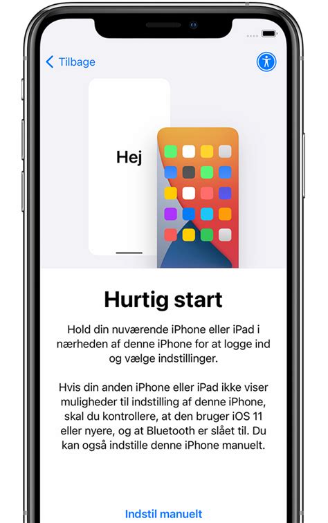 Indstilling Af Din Iphone Ipad Eller Ipod Touch Apple Support