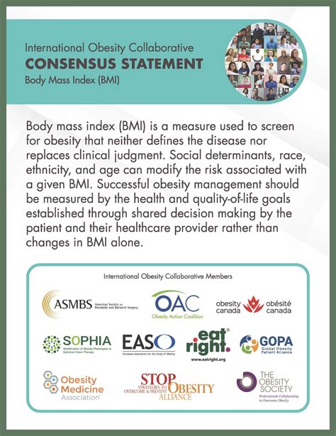 Consensus Statement Body Mass Index Bmi Obesity Canada