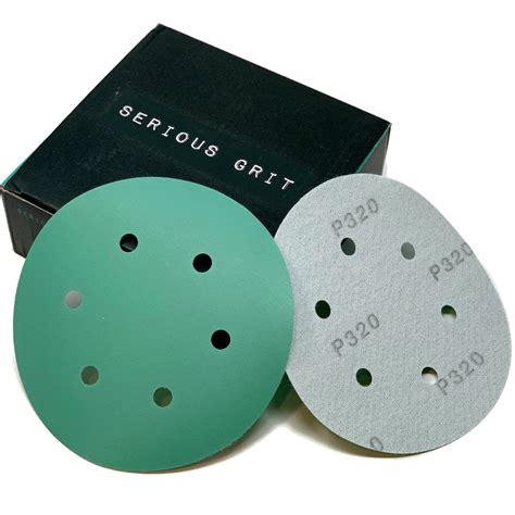 320 Grit Sanding Discs - Serious Grit Sandpaper – SERIOUS GRIT