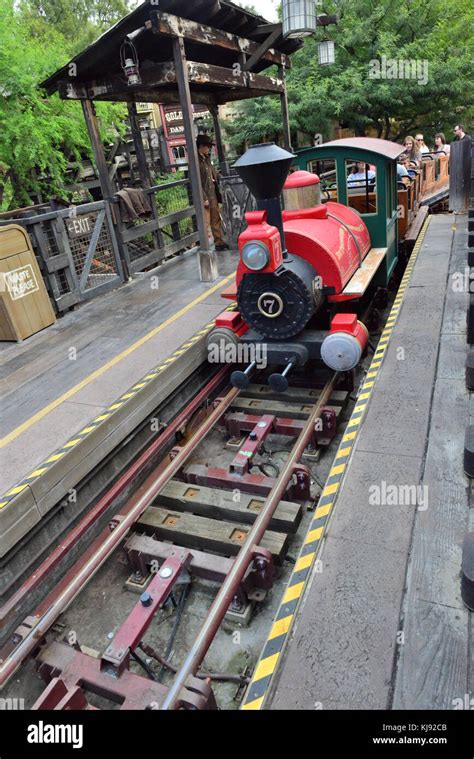 A roller coaster train ride Stock Photo - Alamy