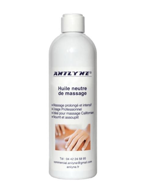 Huile De Massage Neutre Anilyne Base D Huiles V G Tales