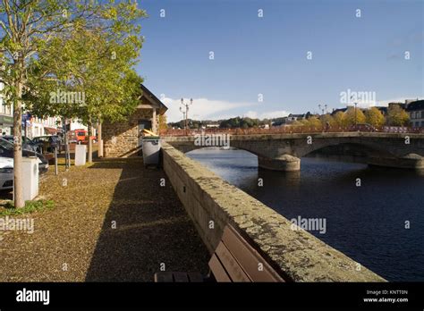 Ch Teaulin Finist Re Brittany France River Aulne Stock Photo Alamy