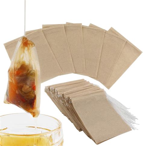 Disposable Tea Bags 300pcs 600pcs Loose Leaf Tea Bag With Drawstring Unbleached Empty Tea