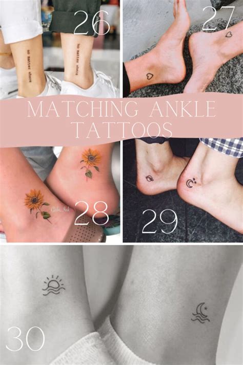 53 Flirty Ankle Tattoo Designs For Women Tattoo Glee