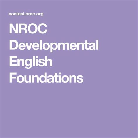 Nroc Developmental English Foundations Lesson On Context Clues Body