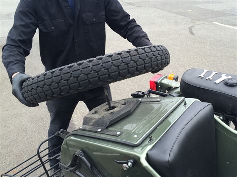 How To Install Rear Spare Wheel — Ural Motorcycles