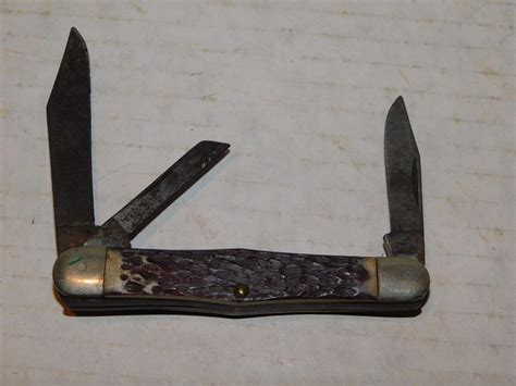 Vintage Camillus New York Official Boy Scout 3 Blade Pocket Knife