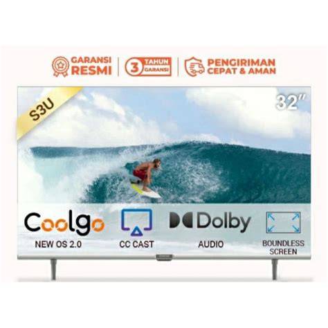 Jual Smart Digital Tv Nonton Bola Layar Jernih Coocaa S U Hd Inch