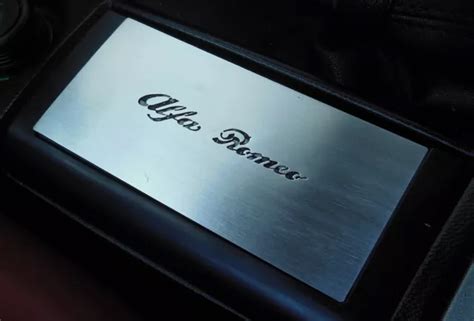 Plaque Alfa Romeo Gtv Spider Tb Twin Spark Turbo V Jts Turismo