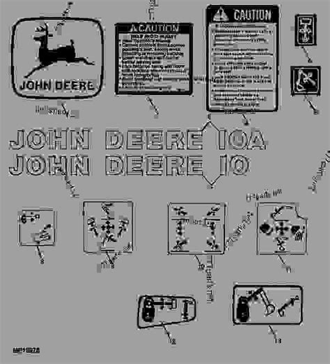 Decals H07 Backhoe John Deere 8a Backhoe 7 8 8a 8b 10 And