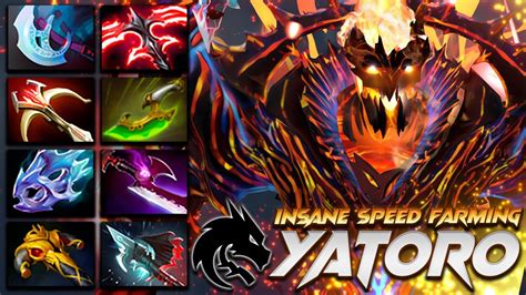 Yatoro Shadow Fiend Insane Speed Farming Dota Pro Gameplay Watch