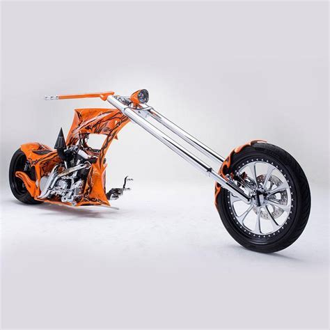 Yamaha Road Star BMS Motorcycle Chopper - Yellow Octopus