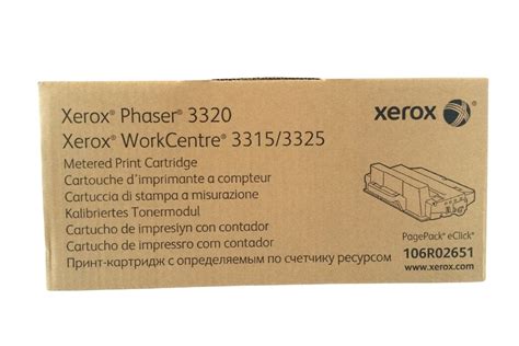 Genuine Xerox Phaser 3320 Black Toner Cartridge, 106R02651 | DoorStepInk