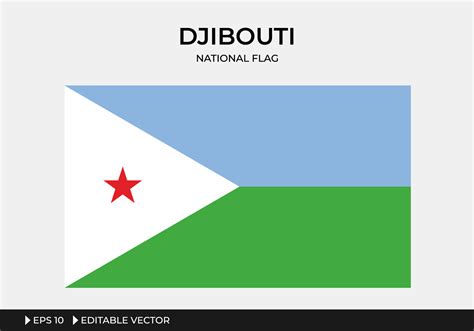 Illustration of Djibouti National flag 3558673 Vector Art at Vecteezy