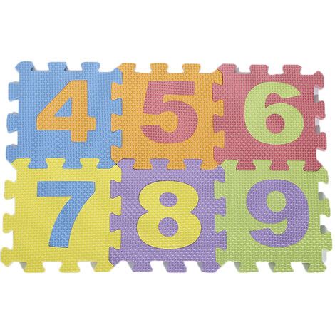 Pcs Puzzle Tapis Mousse Alphabet Et Chiffres Basic Animaux