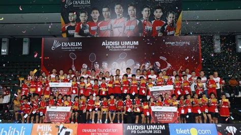 2 Pebulutangkis Belia Bali Raih Super Tiket Audisi Umum PB Djarum 2023