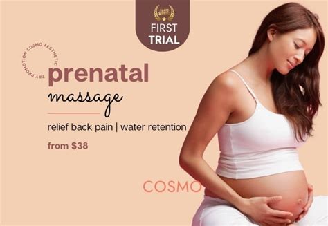 Prenatal Massage Trial 58 Promotion Cosmo Aesthetic