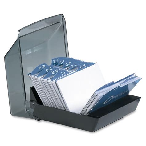 Rolodex Covered Business Card File ROL67197 OfficeSupply