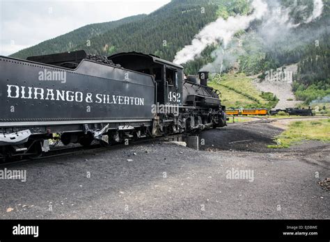 Two Trains Durango And Silverton Narrow Gauge Railroad Featuring Steam