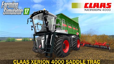 Farming Simulator 17 CLAAS XERION 4000 SADDLE TRAC YouTube