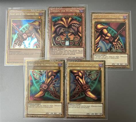 Yu Gi Oh Exodia Die Verbotene 1 Auflage Gold Rare Kaufen Auf