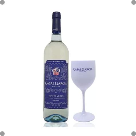 Kit Vinho Branco Casal Garcia 750ml Kit Taça De Acrílico