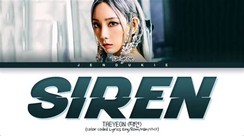 Taeyeon Siren Hour Loop Youtube