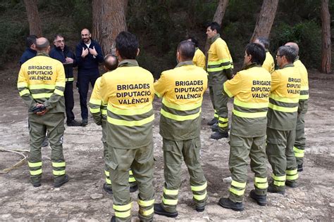 Las brigadas de la Diputación se forman junto al Consorcio de Bomberos