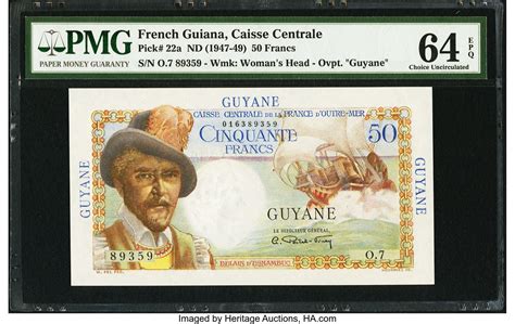 Francs Belain D Esnambuc French Guiana Numista