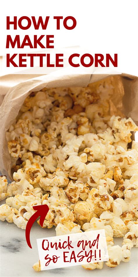 Homemade Kettle Corn Popcorn Seasoning Artofit