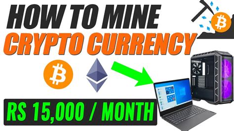 HOW TO MINE CRYPTOCURRENCY FROM PC LAPTOP WINDOWS 10 FULL MINING