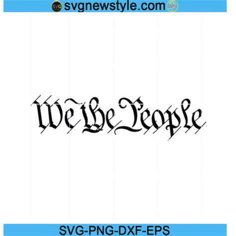 We The People Svg Constitution Svg United States Constitution Svg