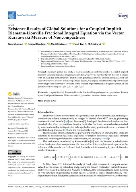 Pdf Existence Results Of Global Solutions For A Coupled Implicit