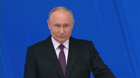 プーチン大統領が年次教書演説 ロシア軍「優勢」強調 来月の大統領選向けアピール 核戦力誇示で欧米けん制 Tbs News Dig