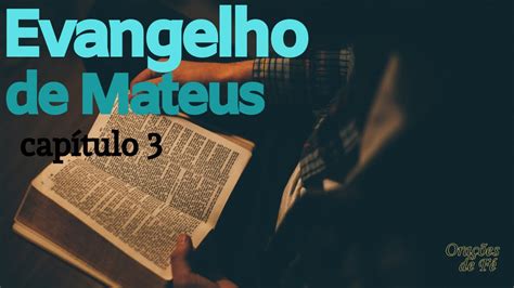 EVANGELHO DE MATEUS Capítulo 3 YouTube