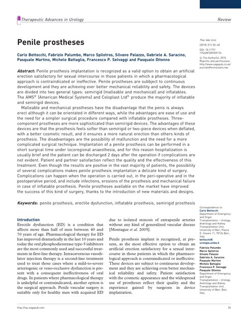 AMS 700 MS Series Penile Prosthesis Prothèse pénienne série