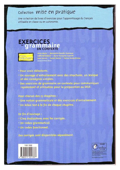 Exercices de grammaire en contexte niveau débutant CALAMEO Downloader