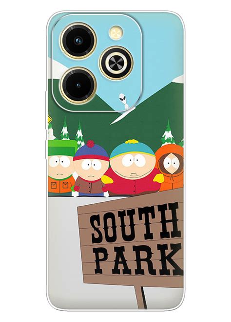 Infinix Hot 40i чохол South Park Південний Парк Ерік Картман Кайл Брофловскі Стен Марш та Кенні