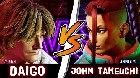 Sf Daigo Ken Vs John Takeuchi Jamie Street Fighter Youtube