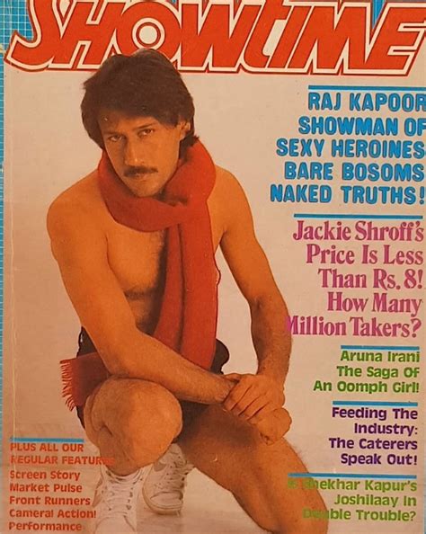 Shirtless Bollywood Men Jackie Shroff Hotness In The S In Bollywood Hot Magazine Shoots