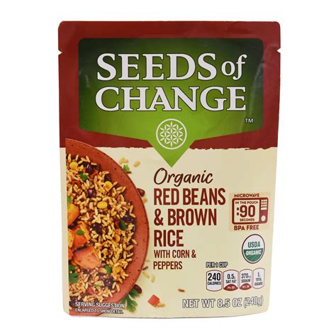 Seeds Of Change Rice Red Beans Brown Oz Walmart Walmart