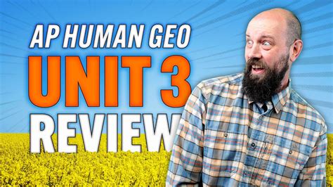 AP HUMAN GEO Unit 3 Review EVERYTHING You NEED To Know YouTube