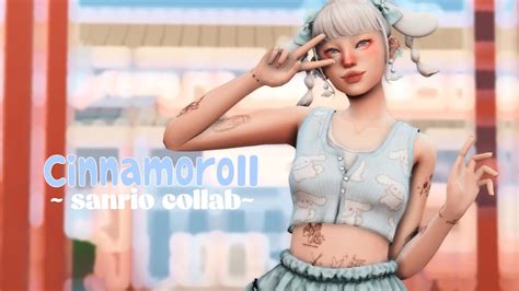 Sanrio Collab Cinnamoroll The Sims Cas Group Collab Youtube