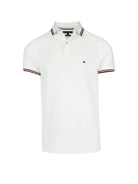 Tommy Hilfiger Poloshirt Slim Fit Weiß