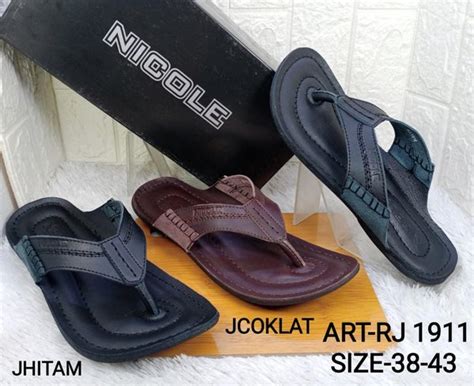 Jual SANDAL KULIT ASLI PRIA NICOLE RJ1911 Di Lapak 88vinavino Bukalapak