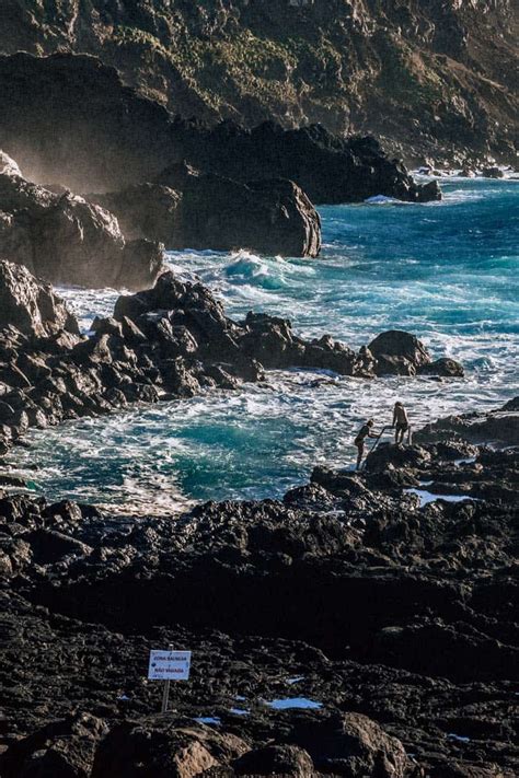 Ponta Da Ferraria A Volcanic Ocean Hot Spring In The Azores S O