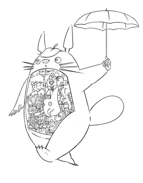 Dibujo Para Colorear Mi Vecino Totoro Maxi Dibujos Porn Sex Picture