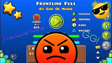 FrontLine 100 All Coins By God Of Music Geometry Dash