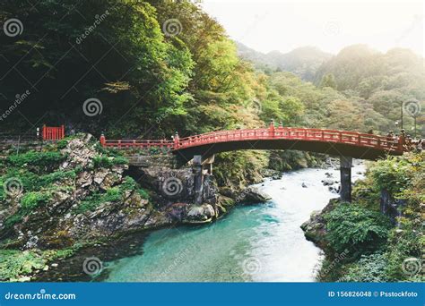 Shinkyo Bridge in Nikko stock photo. Image of destination - 156826048